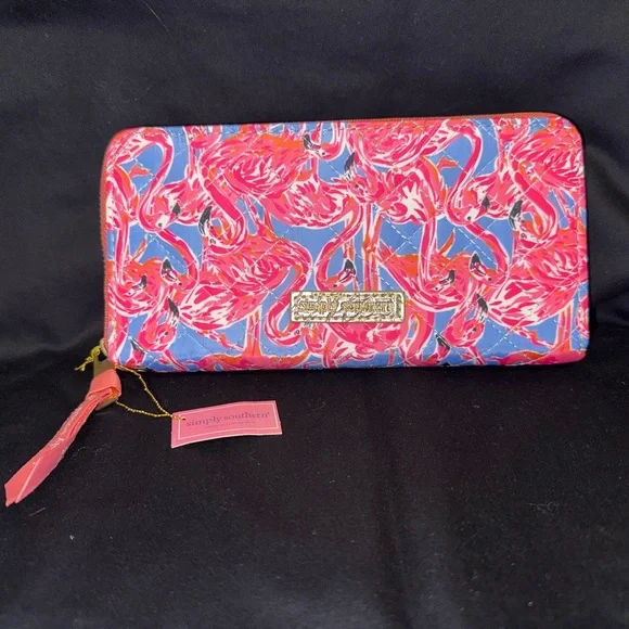 NWT Simply Southern wallet Pink 🦩 - Picture 2 of 3
